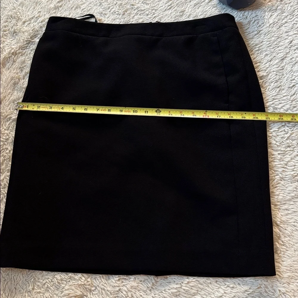 J. Crew the pencil skirt Black Size 12